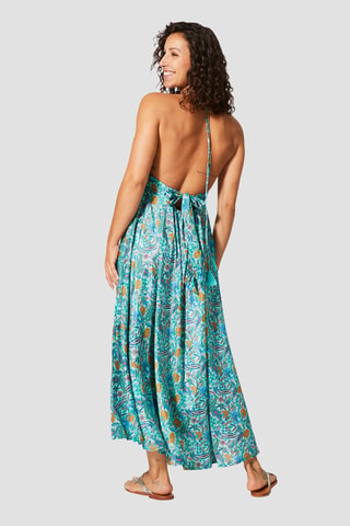 Robe - Bleu et jaune