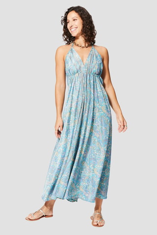 Robe - Bleu et gris