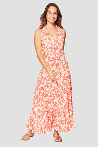 Robe longue - Orange