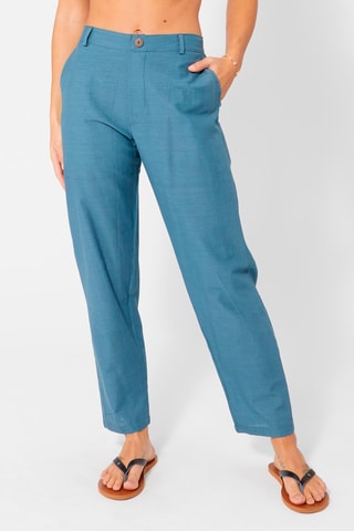 Pantalon droit - Bleu