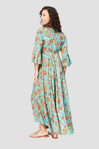 Robe - Bleu et rose