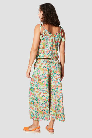 Combinaison - Turquoise, vert et orange