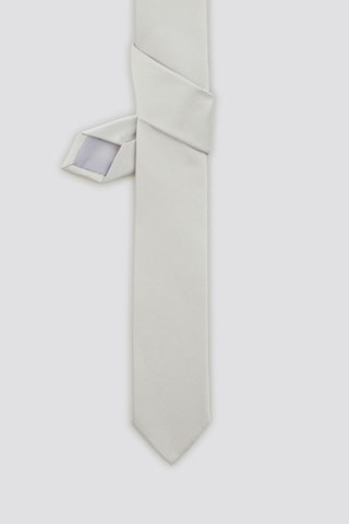 Corbata de seda - Gris claro
