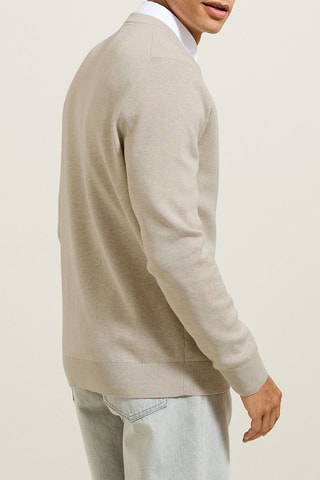 Jersey de algodón orgánico - Beige