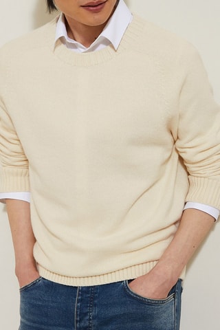 Jersey de lana - Crudo