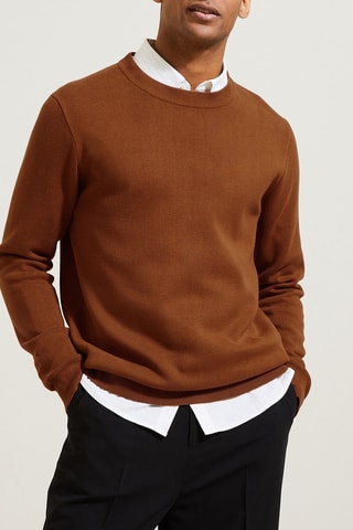 Jersey de algodón orgánico - Camel