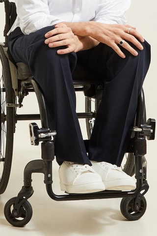 Pantalón de traje regular fit - Azul oscuro