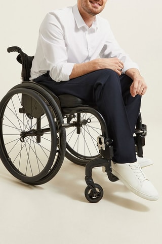 Pantalón de traje regular fit - Azul oscuro