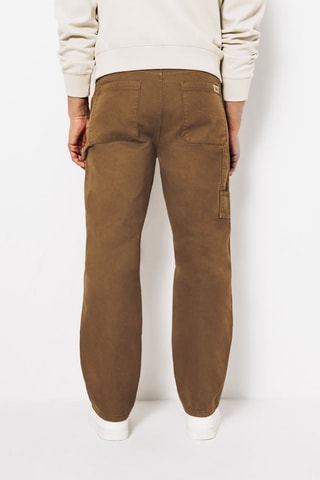 Pantalón ancho - Beige