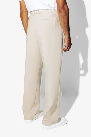 Pantalón ancho - Beige