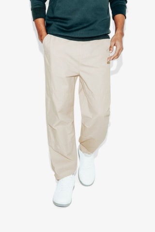 Pantalón ancho - Beige claro