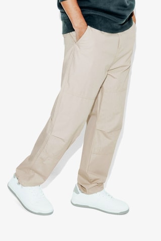 Pantalón ancho - Beige claro