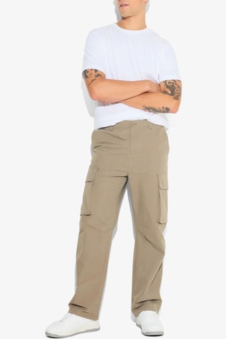 Pantalón ancho - Beige