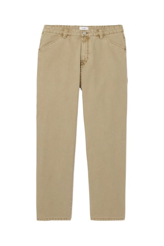 Pantalón ancho - Camel