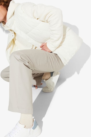 Pantalón recto - Beige