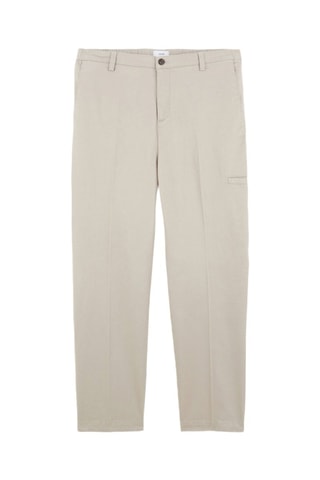Pantalón recto - Beige