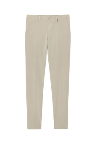 Pantalón slim fit - Beige claro