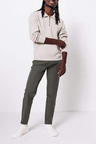 Pantalón slim fit - Topo