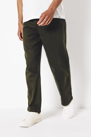 Pantalón ancho - Caqui