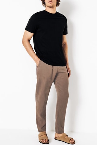 Pantalón relaxed fit - Marrón