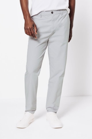 Pantalón ancho - Gris claro