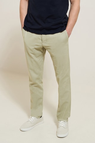 Pantalón slim - Verde claro