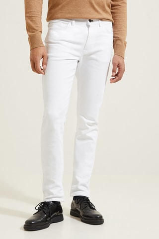 Pantalón slim - Blanco