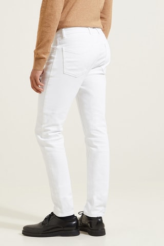 Pantalón slim - Blanco