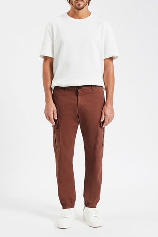 Pantalón slim fit - Rojo