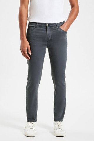 Pantalón slim fit - Gris oscuro