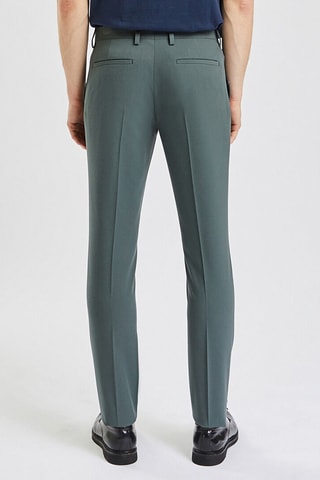Pantalón de traje slim fit - Caqui 