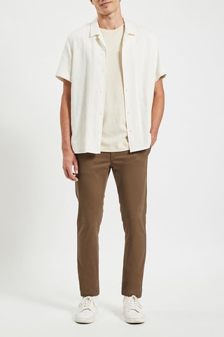 Pantalón chino slim fit - Camel - Largo 30
