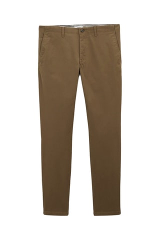 Pantalón chino slim fit - Camel - Largo 30