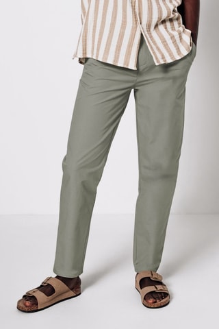 Pantalón ancho - Caqui