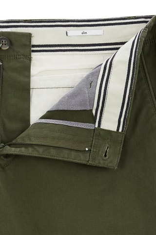 Pantalón chino - Caqui - Largo 34