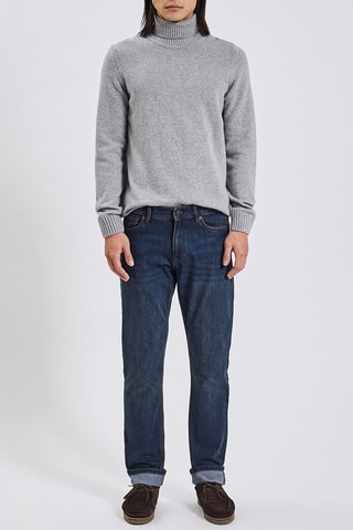 Vaquero regular fit - Azul -­ Largo 34