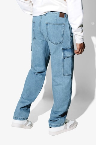 Vaquero loose L34 - Azul