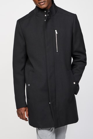 Abrigo marinero - Negro