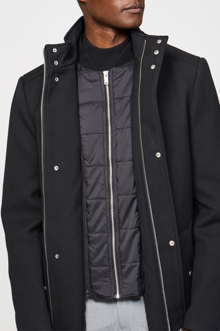 Abrigo marinero - Negro