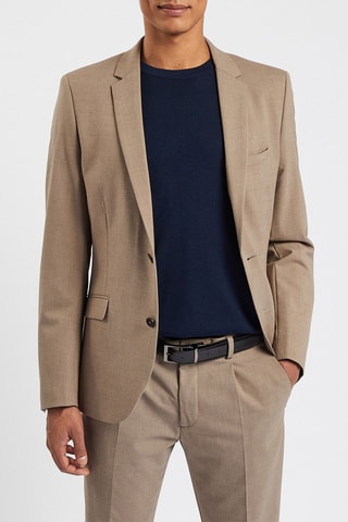 Chaqueta slim fit - Beige