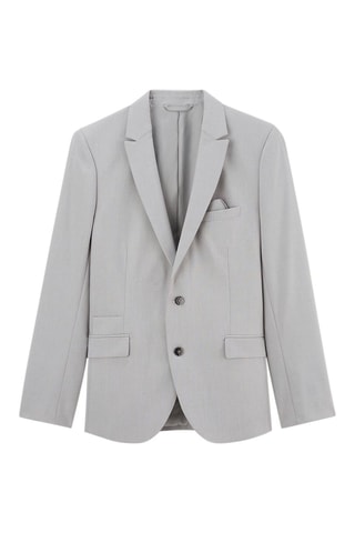 Chaqueta slim fit - Gris claro