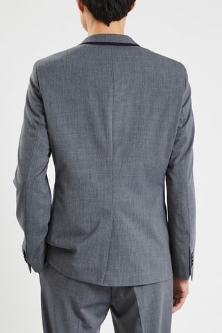 Chaqueta de traje slim fit - Gris