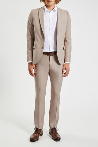 Chaqueta slim fit - Beige