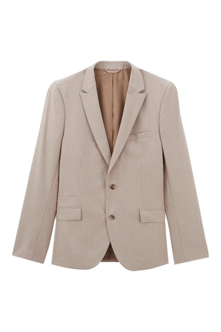 Chaqueta slim fit - Beige