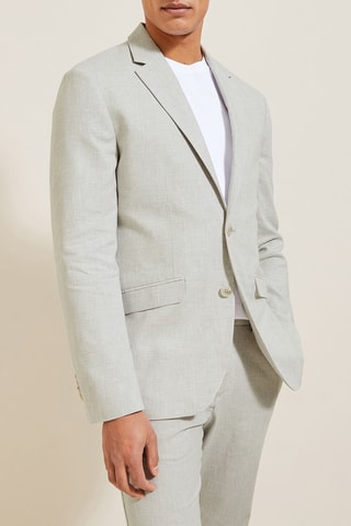 Chaqueta slim fit - Gris claro