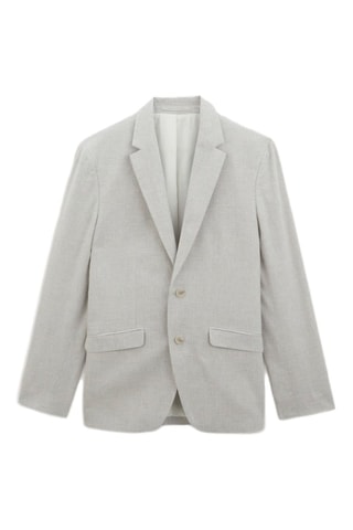 Chaqueta slim fit - Gris claro
