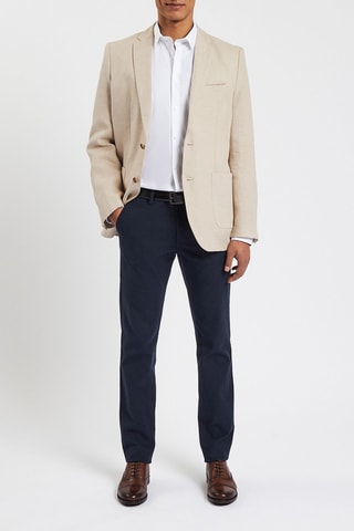 Chaqueta de lino - Crudo