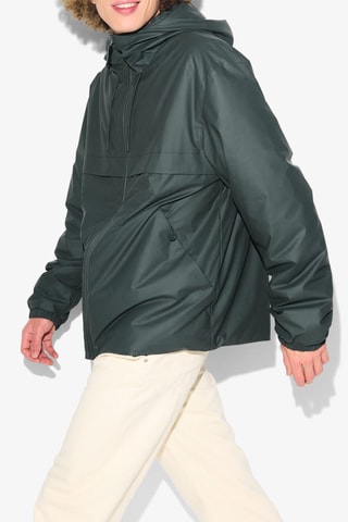 Chaqueta con capucha - Caqui