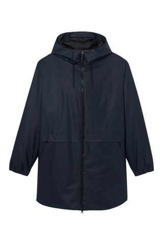 Chaqueta con capucha - Azul marino
