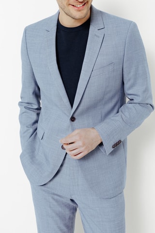 Chaqueta de traje - Celeste